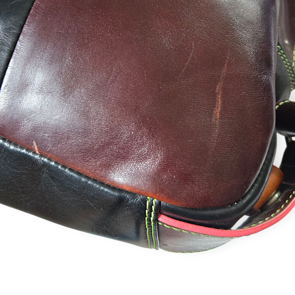 Consuela Cyndi Signature Convertible Leather Backpack - Picture 7 of 9